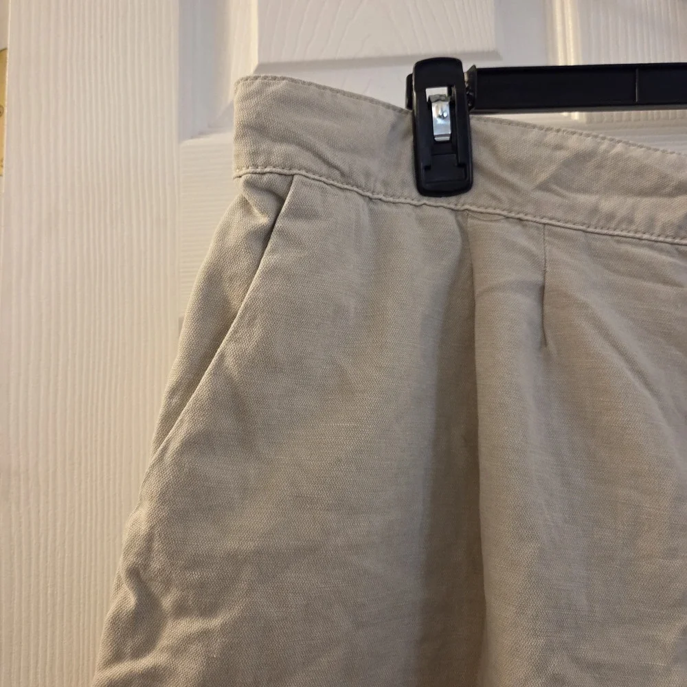 Joie‎ sz XXL khaki shorts cotton/linen lightweight summer casual beach vacation